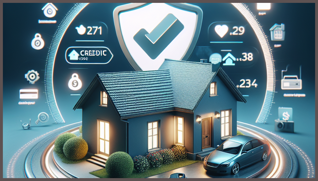 A visual guide to homeowners insurance and credit scores.