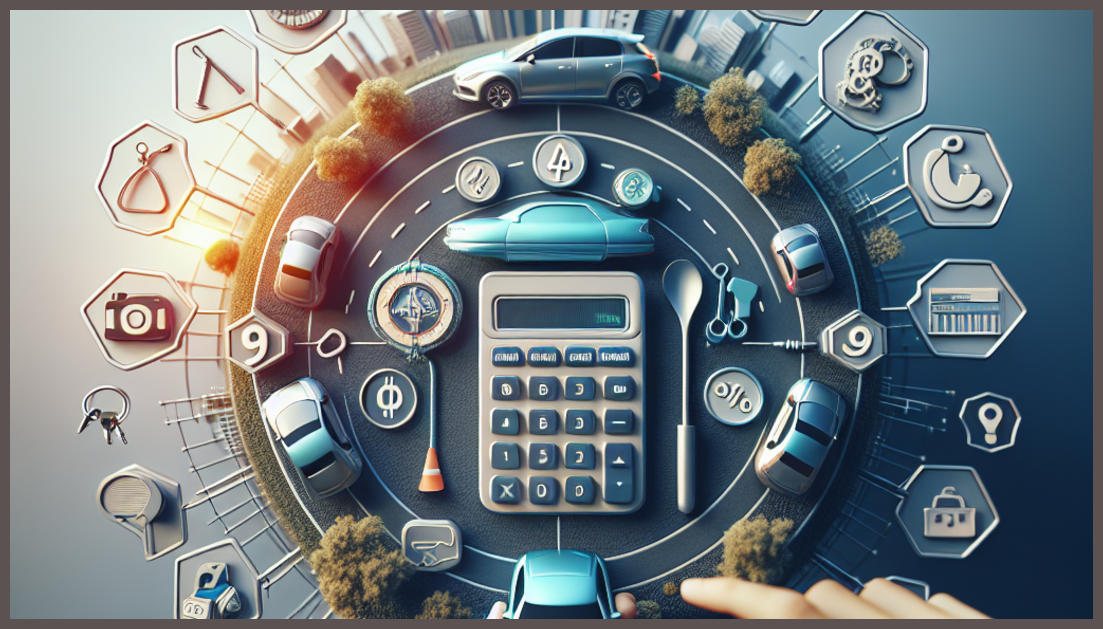 Trustworthy car insurance symbols with a focus on savings.