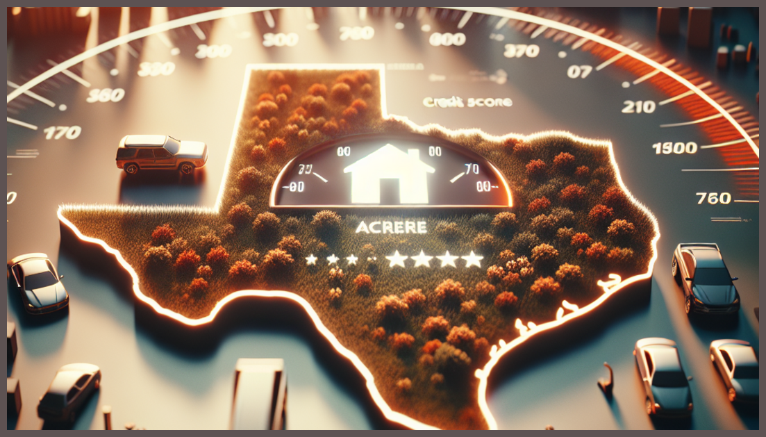 Symbolic representation of Texas homeowners insurance and credit score impact.
