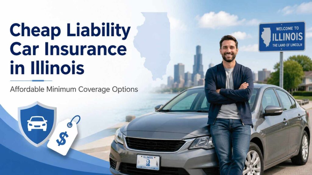 Cheap liability car insurance in Illinois with affordable minimum coverage options